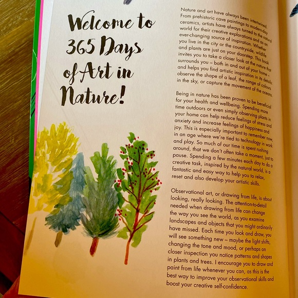 New - 365 Days of Art in Nature Book - Picture 2 of 5